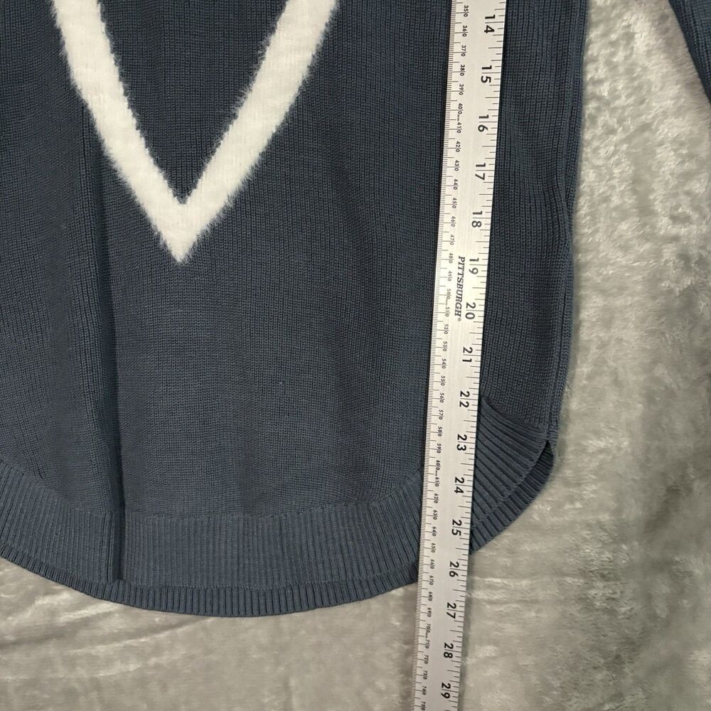 NWT Kate & Sam Navy Ribbed Heart Sweater Small Cottagecore Coquette Soft Girl - Picture 6 of 10